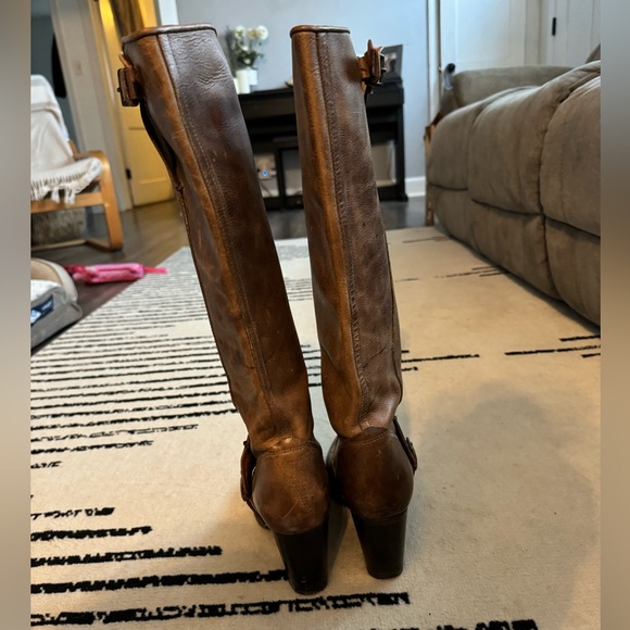 Ariat Gold Coast Aged Amber & Tan Leather Boot Brand - Picture 2 of 4